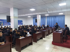 山西龍城建設(shè)集團進行冬期培訓